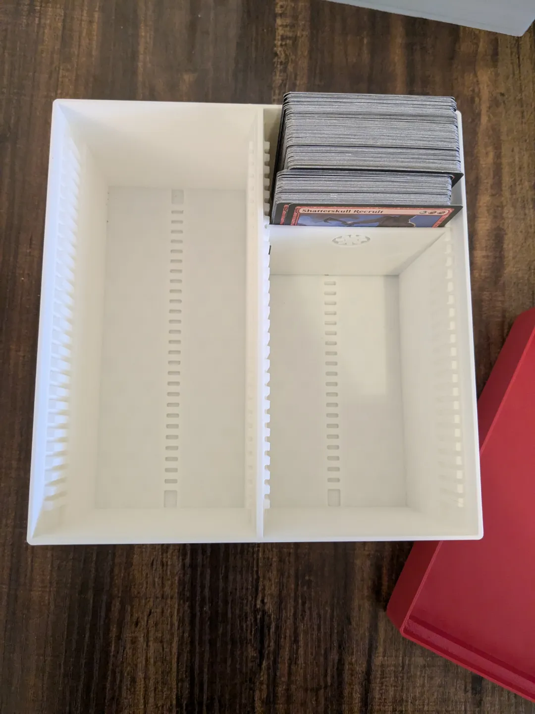 XL Trading Card Box with Lid - fits A1 Mini plate! view 2