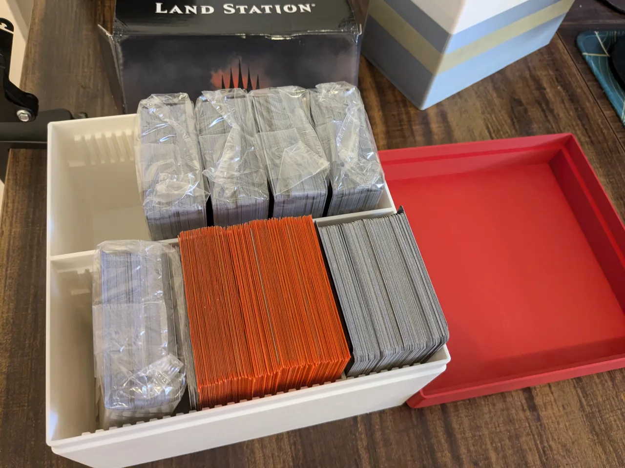 XL Trading Card Box with Lid - fits A1 Mini plate! view 3