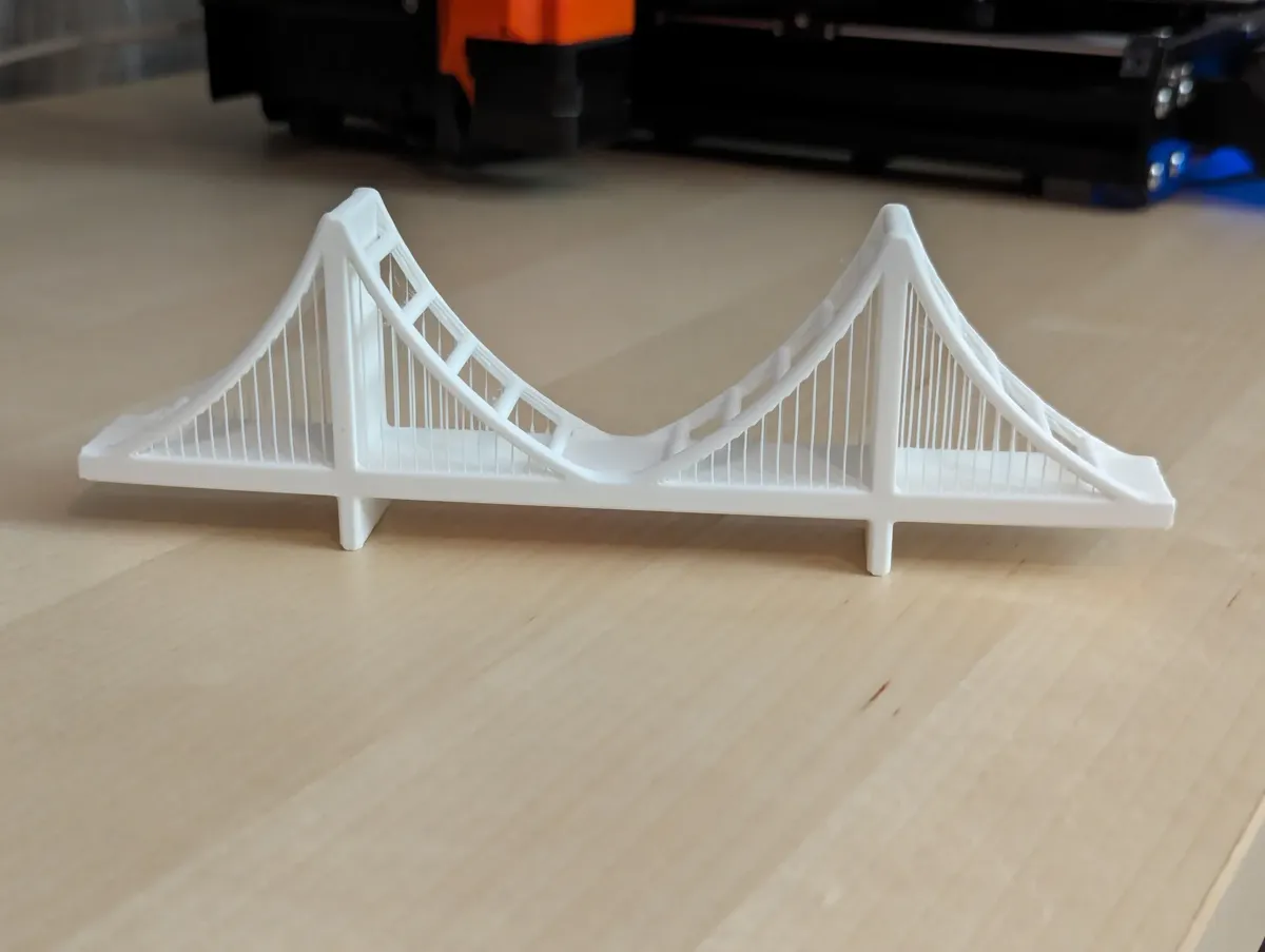 Test de pont en suspension