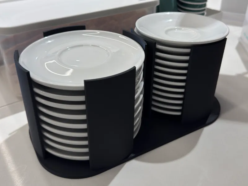 Coffe Cup saucer Holder - 2 Sizes