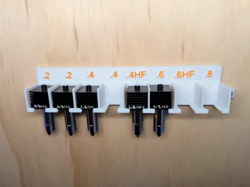Hot End 8 Slot Screw Mount Holder
