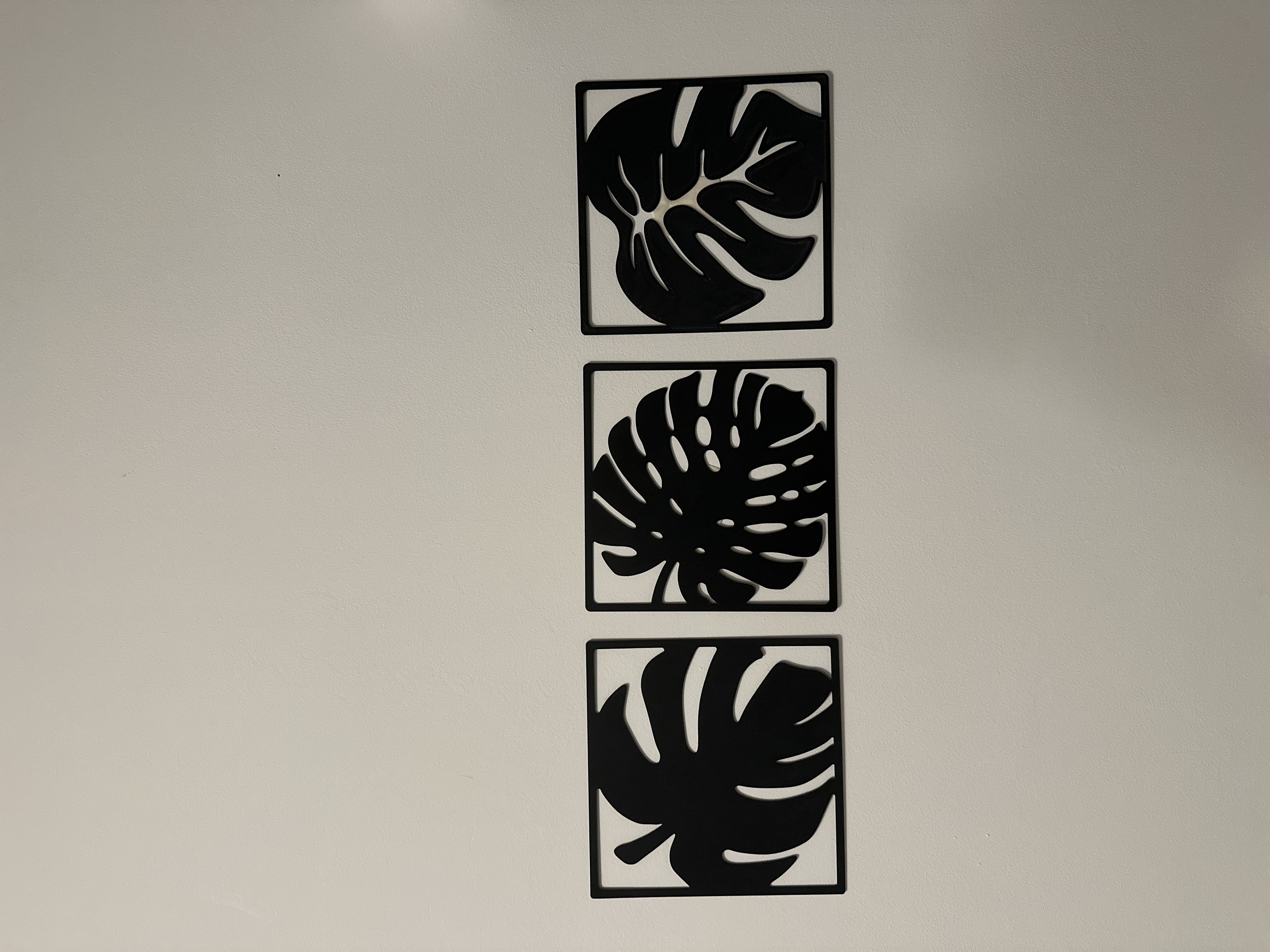 Miniatura 5 do modelo 3D “Monstera Wall Decoration”