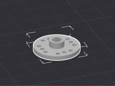Servo Arm Round 21T