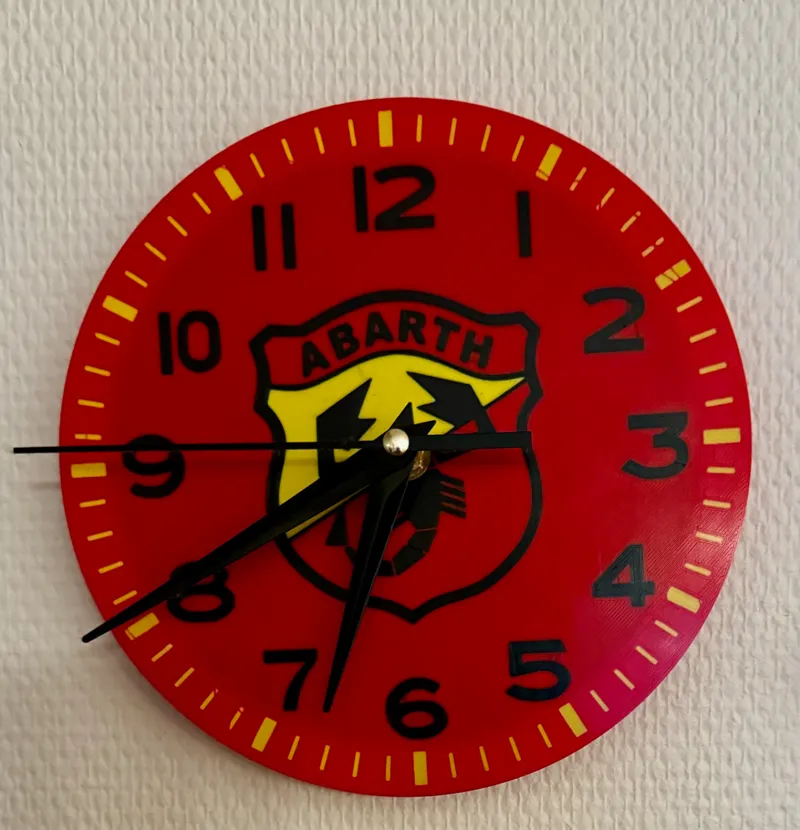 Abarth Clock