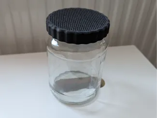 Sprouting lid for european (TO82) canning jars