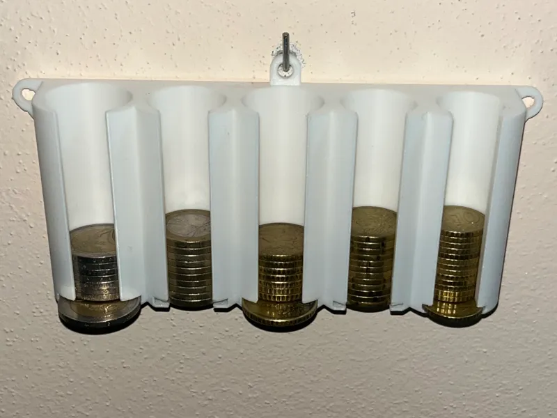 Euro coin organizer