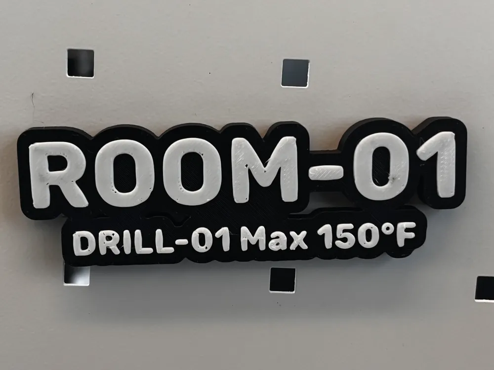 Magnetic Label Generator - Free 3D Print Model - MakerWorld