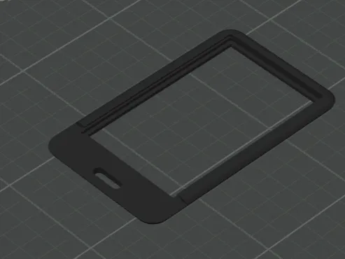 PORTA BADGE ANTERIORE PER 2 TESSERE
