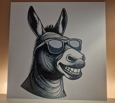 Smiling Donkey Hueforge