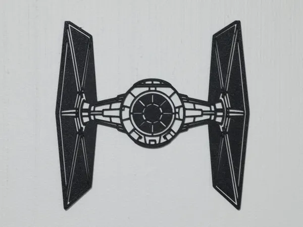 Déco murale chasseur TIE, petit format