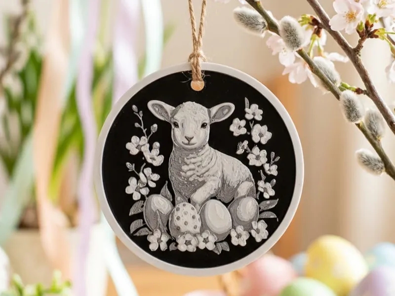 Cute Lamb - Easter Decoration
