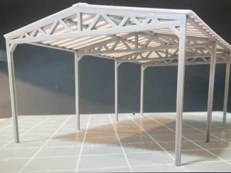 Parcheggio esterno 1:18
