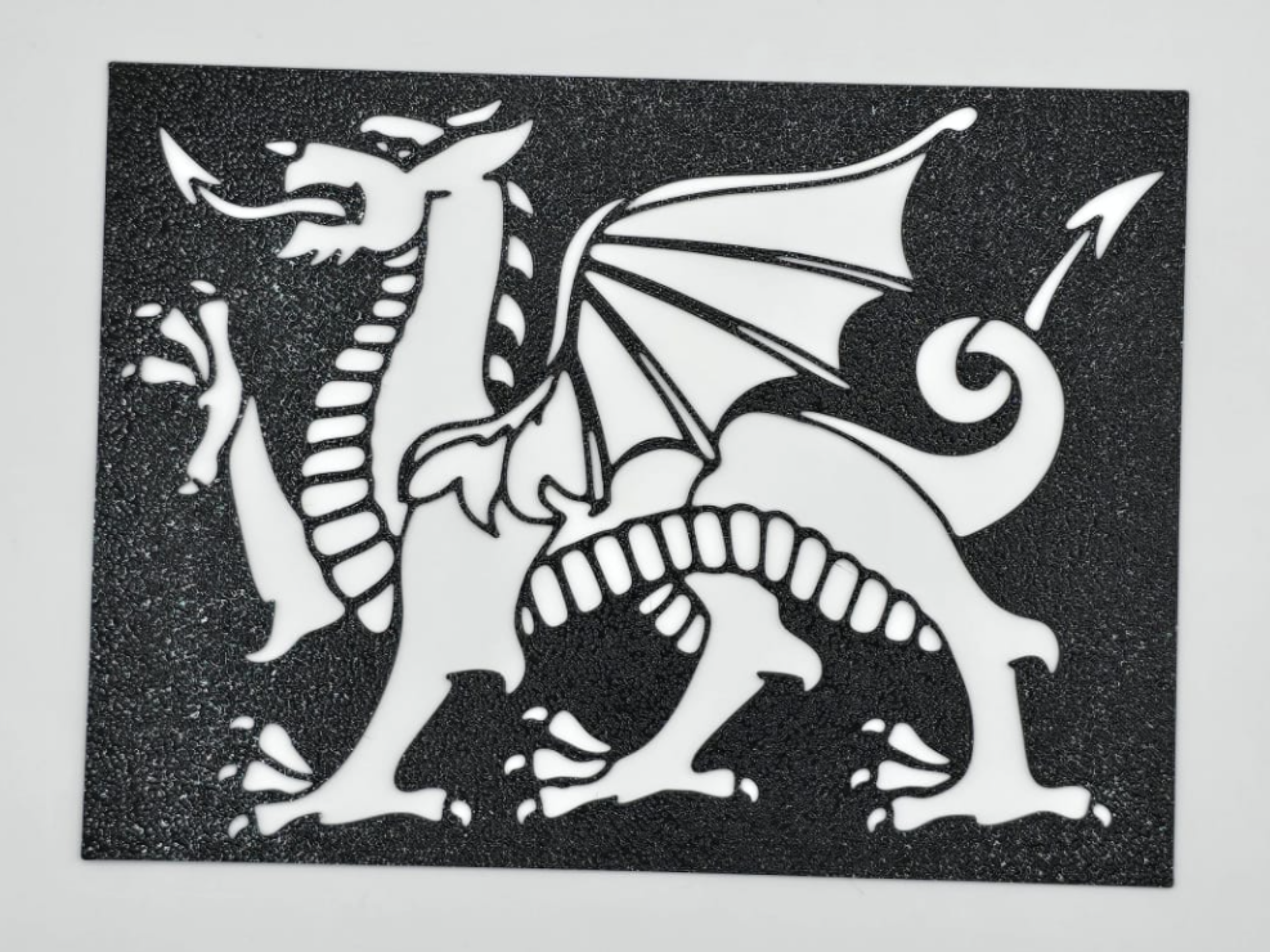 Majestic Fantasy Dragon Stencil