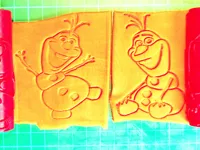 2x 8cm Olaf Rollers