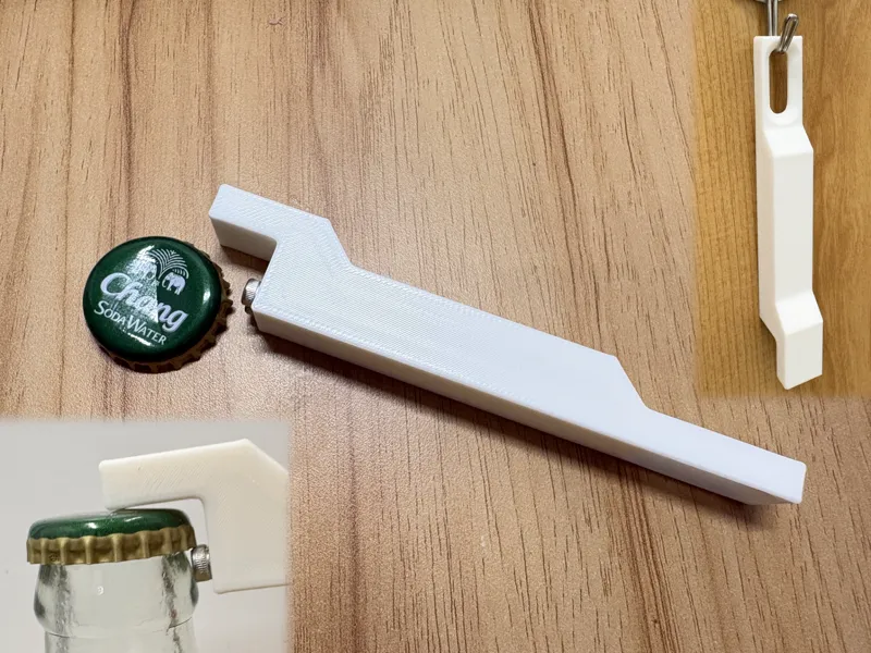 Durable Bottle Opener with M3 Screws