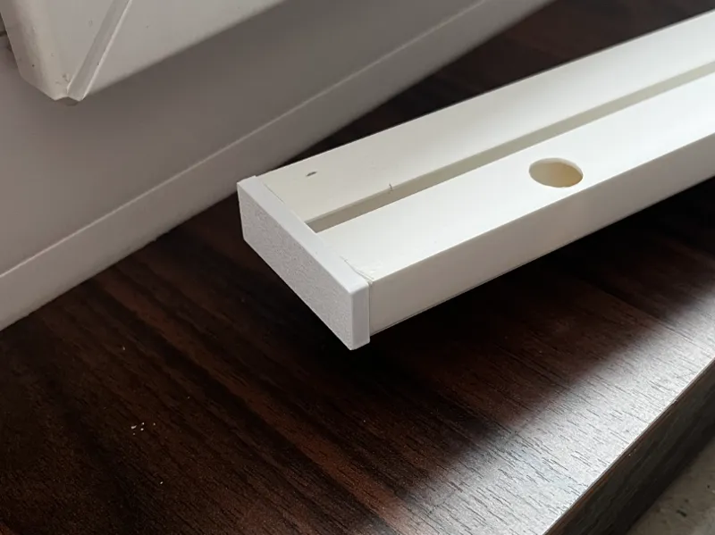 Gardinia Einfach Endstück / Endkappe v. Obi