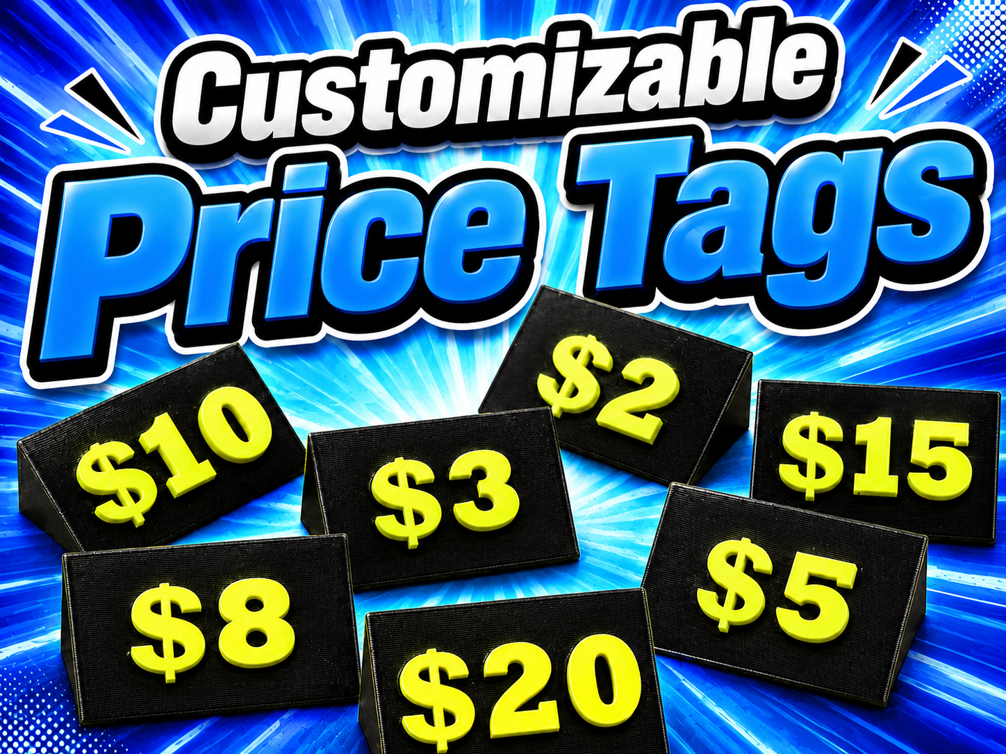 Customizable Vendor Price Tags