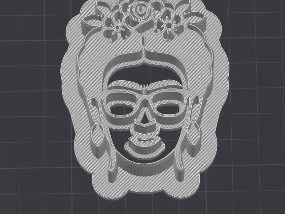 Frida Khalo cookie cutter