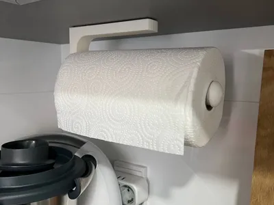 Kitchen Papertowel Roll Holder Under Cabinet