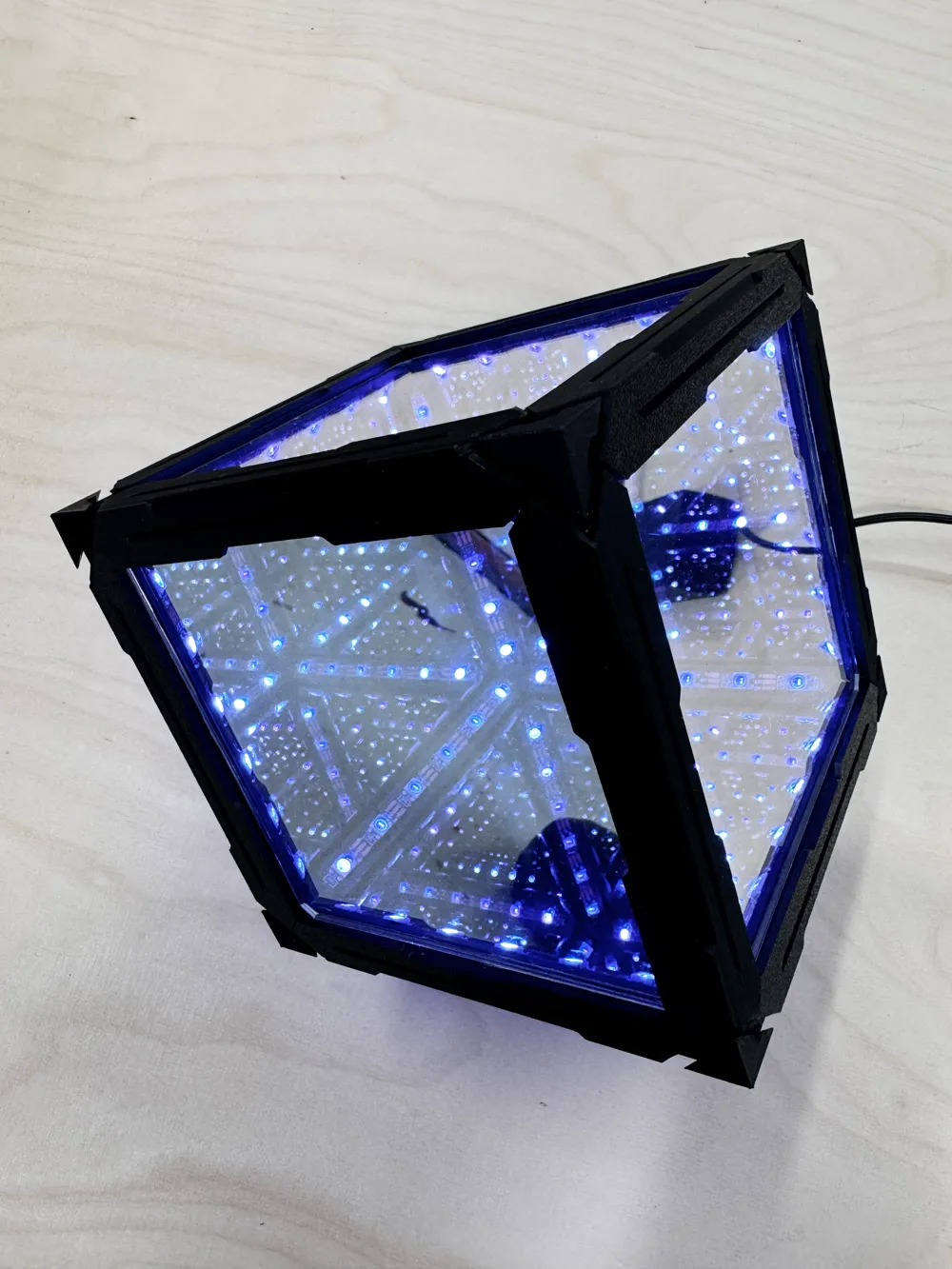 Sound-Reactive LED Infinity Cube by Tinkerer Designs MakerWorld ...