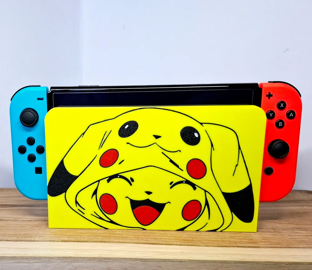 Pikachu Nintendo Switch Case by Kmit3D - MakerWorld