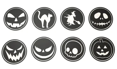 Halloween Coasters Set