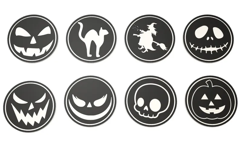 Halloween Coasters Set