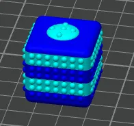 Cube fidget sensoriel en braille — photo 5