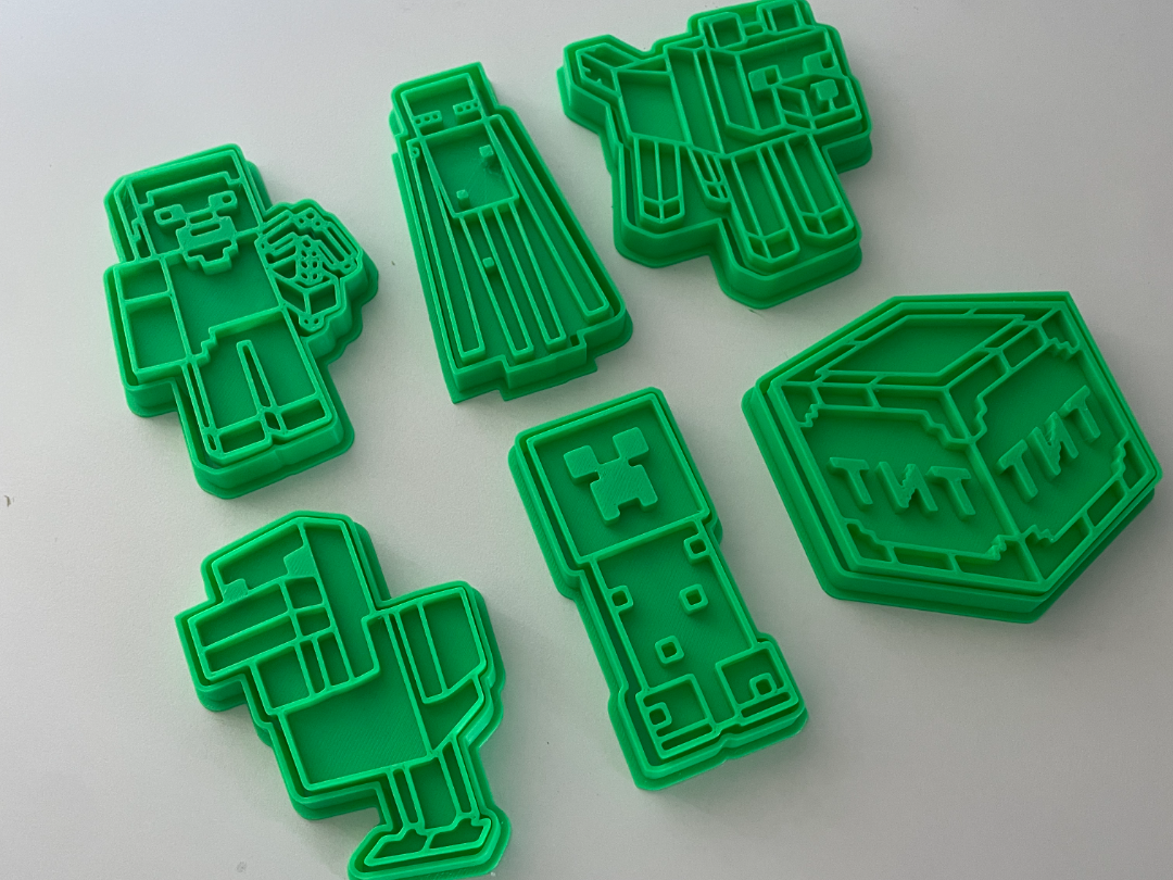 Cortadores galletas Minecraft
