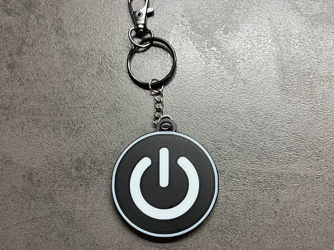 Power Button Keychain