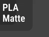 PLA Matte Starter - 0.2mm layer, 2 walls, 100% infill