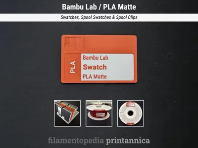 Bambu Lab - PLA Matte - Filamentopedia Swatches