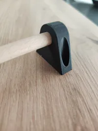 Halterung Rundholz 8mm