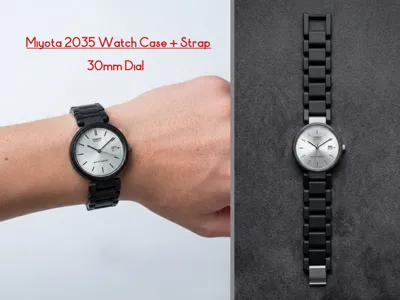 DIY Watch | Watch Case + Strap|Miyota 2035