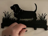 Porte-clés basset hound — photo 1