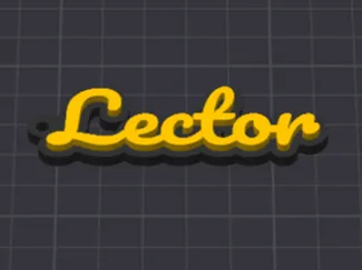 Name keychain generator by Lector -  customize