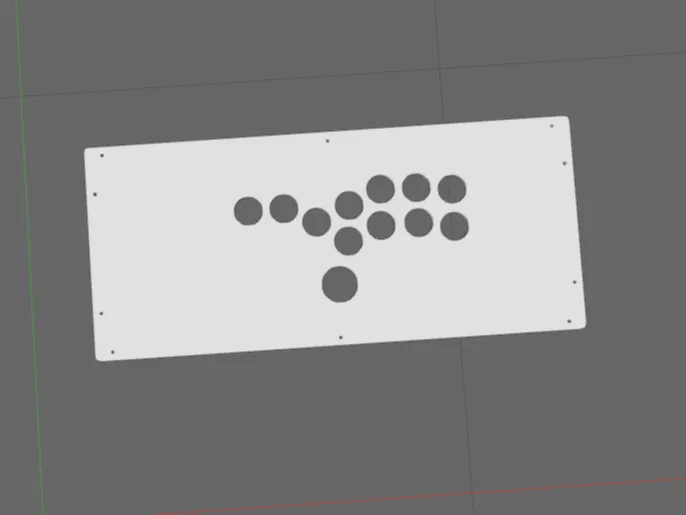 Very rough draft of hitbox faceplate replacement