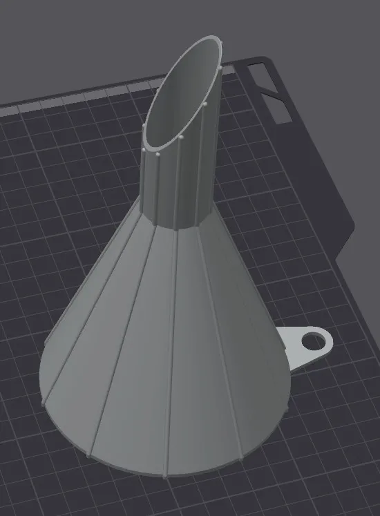 Tall Funnel for Windshield Washer Fluid – 185mm - Free 3D Print Model ...