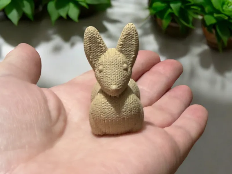 Knitted rabbit