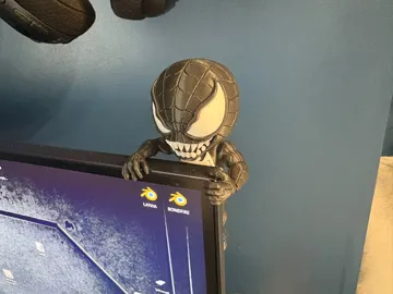 Modelo para impresión 3D: SPIDER MAN - VENOM - MONITOR — vista de referencia 3