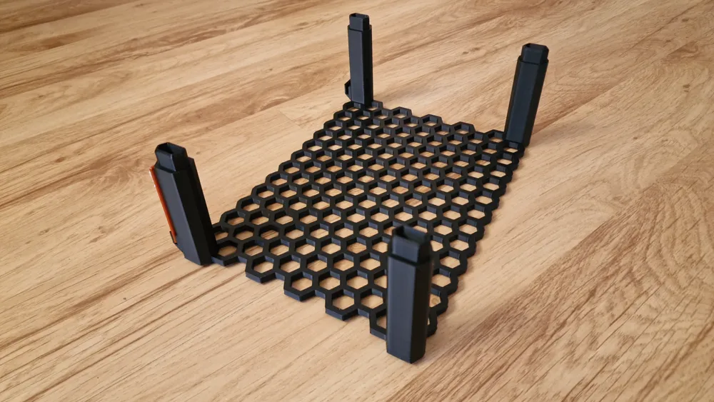 Crafit Supporto Per Rotoli Di Vinile Con 60 Scomparti E Ruote | Organizzatore In Legno Per Carta Da Regalo, HTV, Artigianato | Carrello Porta Rotoli