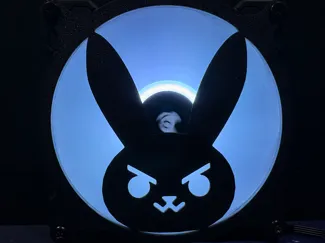 D.Va Overwatch 120mm Fan Grill