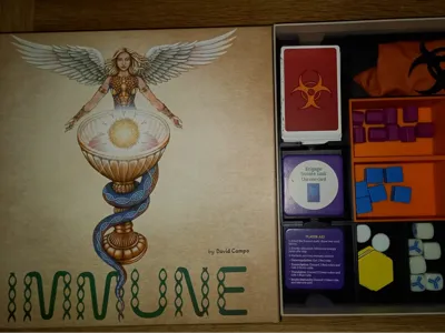 Immune board game insert