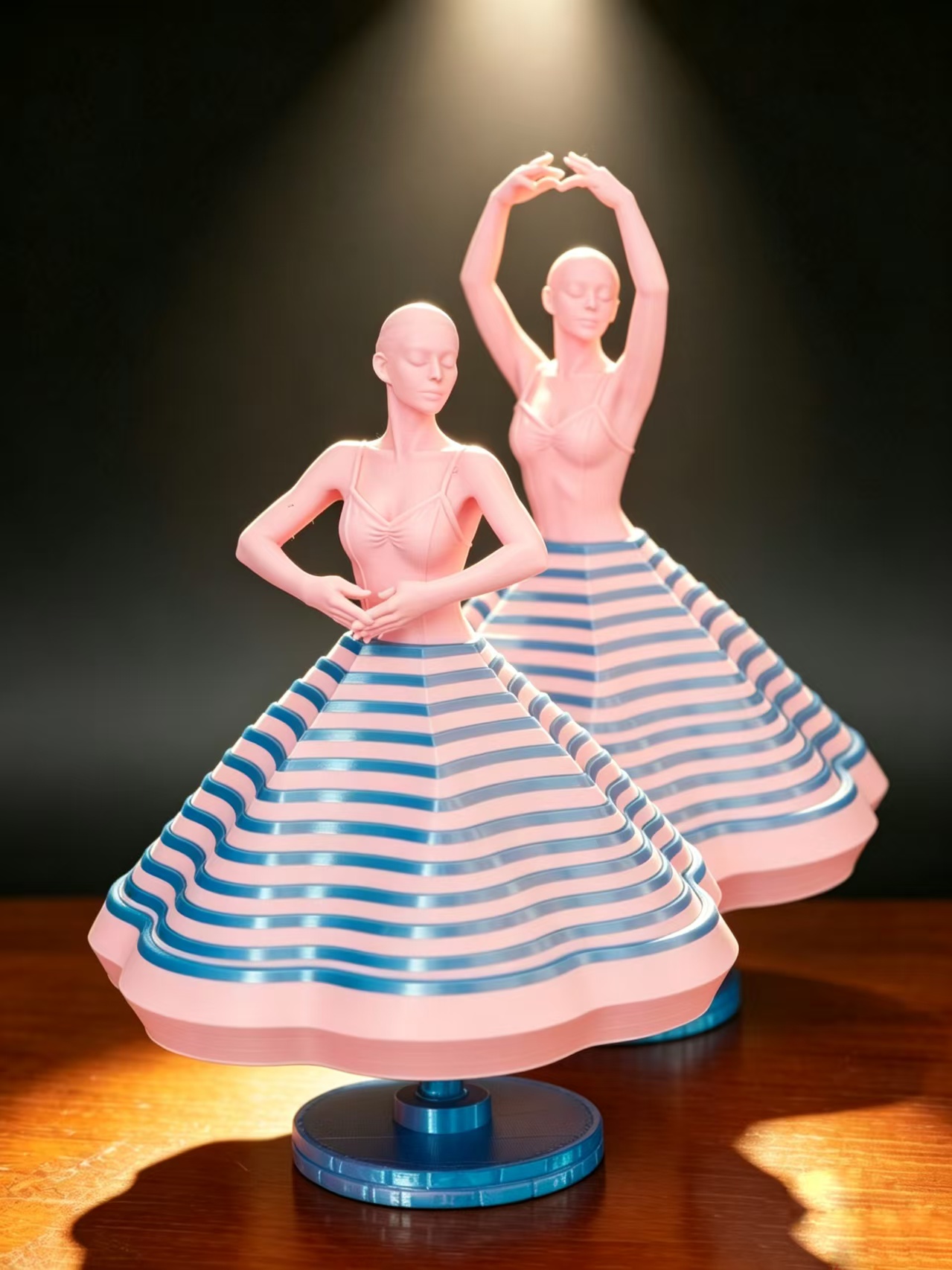 Miniatura 2 do modelo 3D 芭蕾舞萝卜塔2