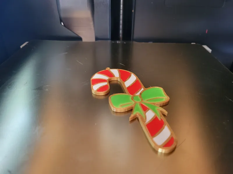 Christmas Candy Cane Ornament