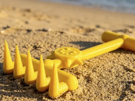 3D Printed Beach Rake for Sand Art