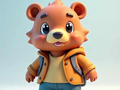 Hiking Bear