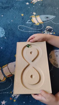 The Infinity Marble Track (Focus & Balance Board)