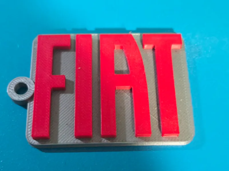 Portachiavi Nuovo Logo Fiat