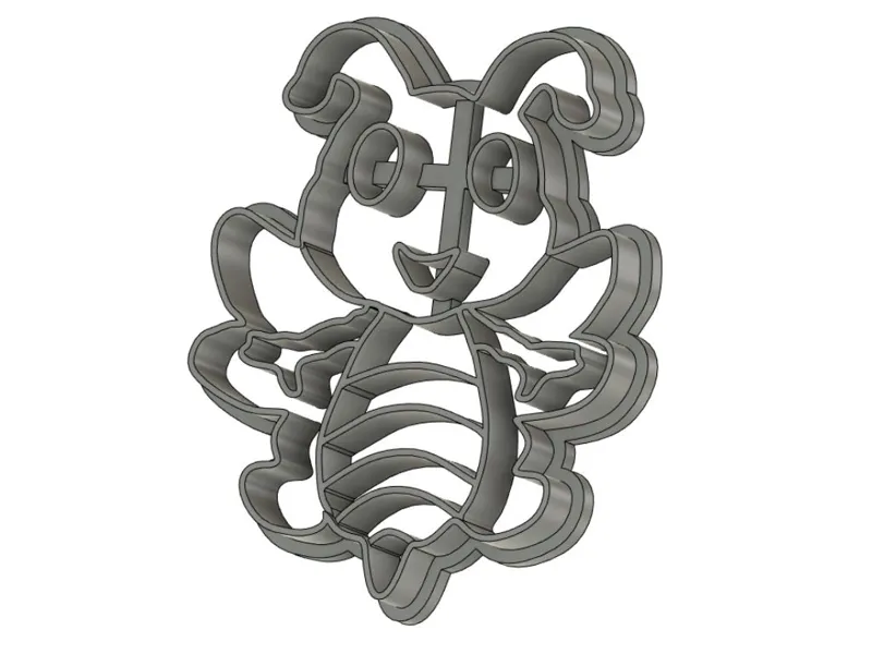 Bee cookie cutter 2